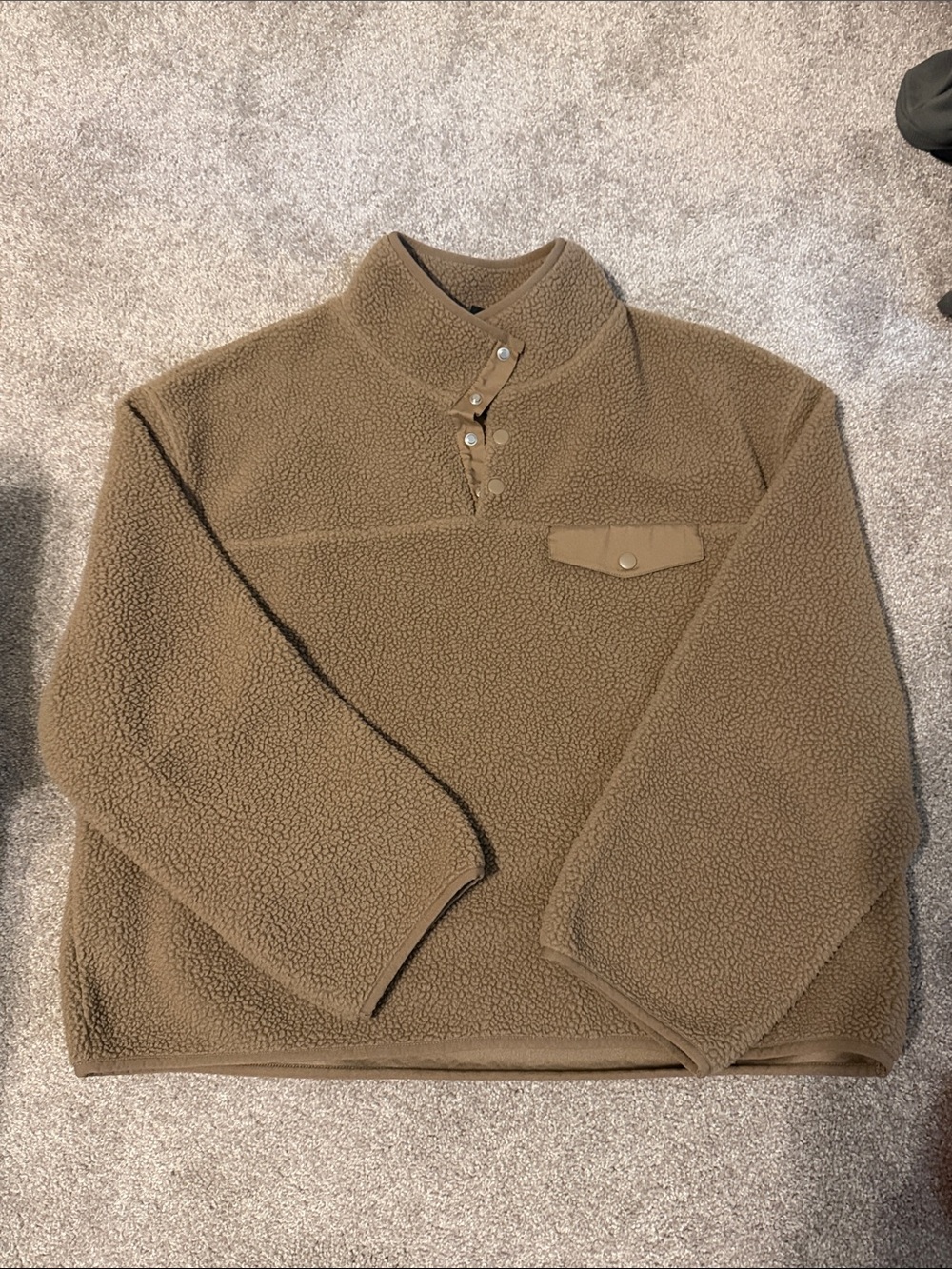 H&M fleece/sherpa pullover sz M